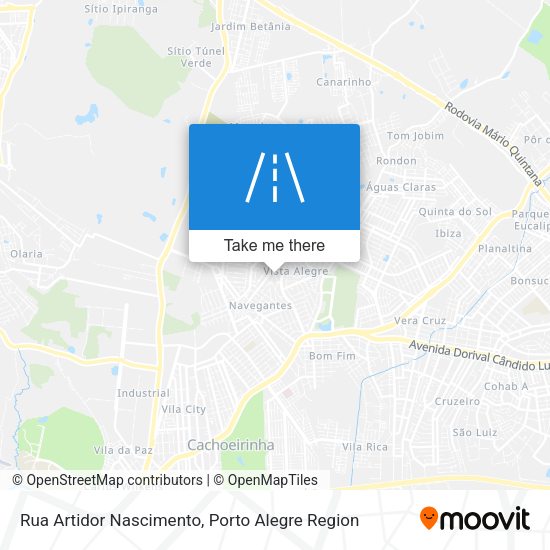 Rua Artidor Nascimento map