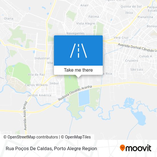 Rua Poços De Caldas map