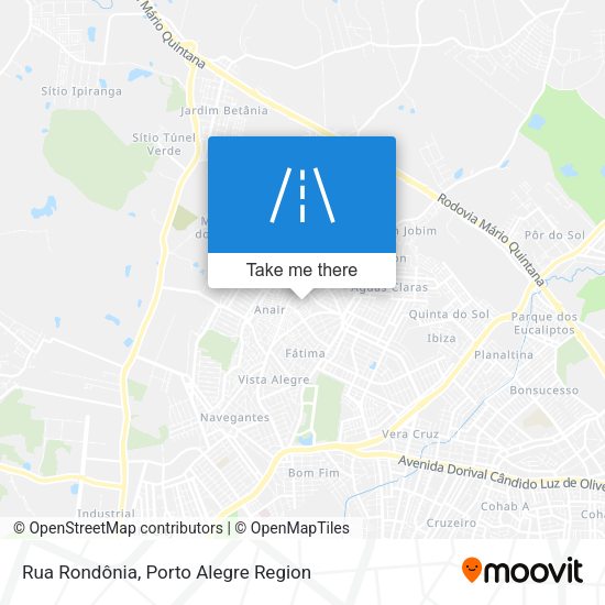 Rua Rondônia map