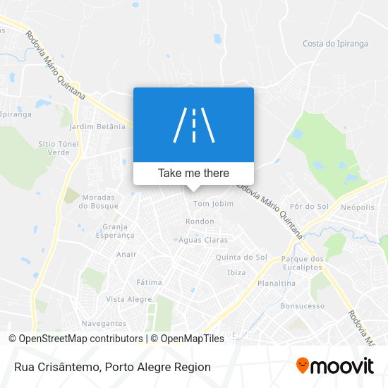 Rua Crisântemo map