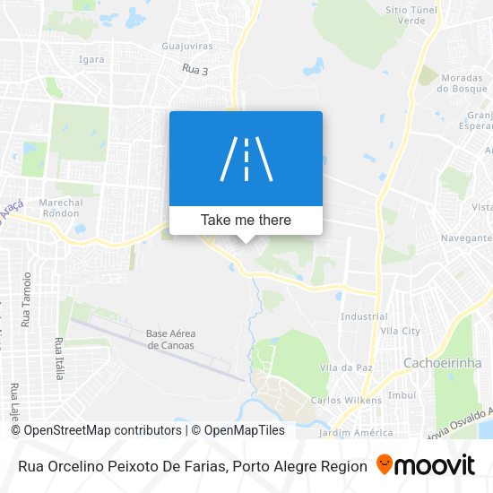 Rua Orcelino Peixoto De Farias map