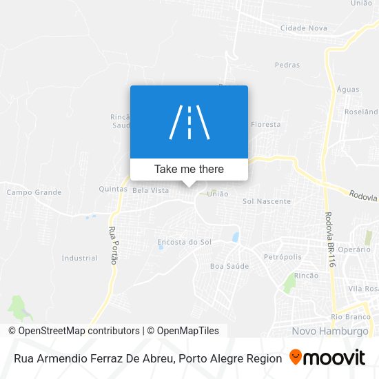 Rua Armendio Ferraz De Abreu map