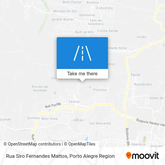 Rua Siro Fernandes Mattos map