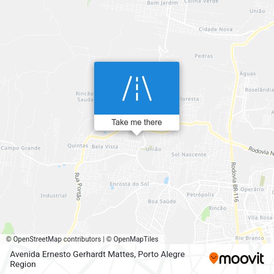 Avenida Ernesto Gerhardt Mattes map