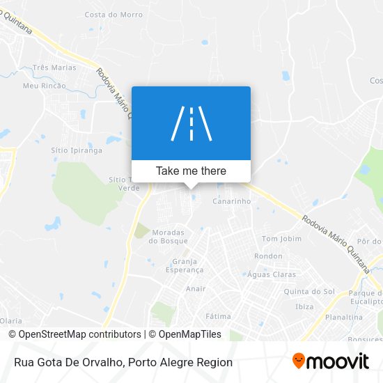 Rua Gota De Orvalho map