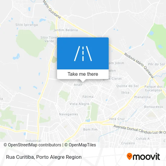 Rua Curitiba map