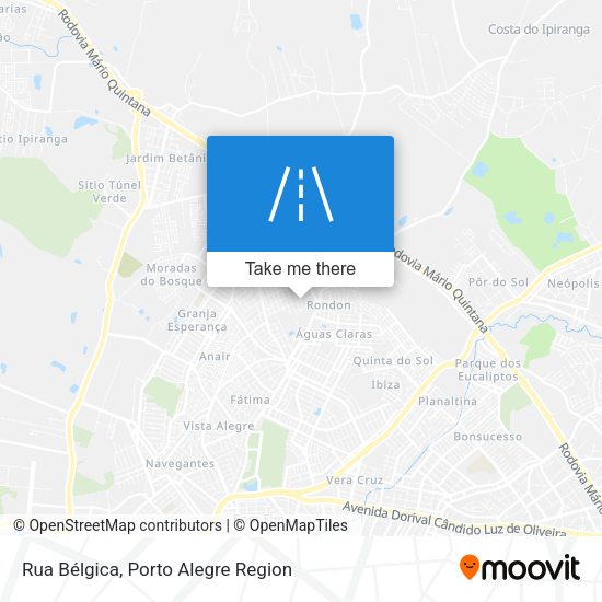 Rua Bélgica map