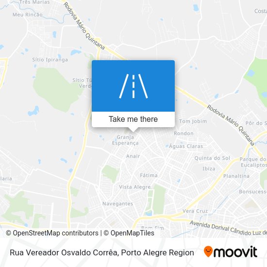 Rua Vereador Osvaldo Corrêa map