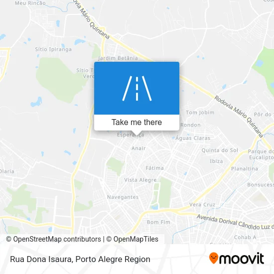Rua Dona Isaura map