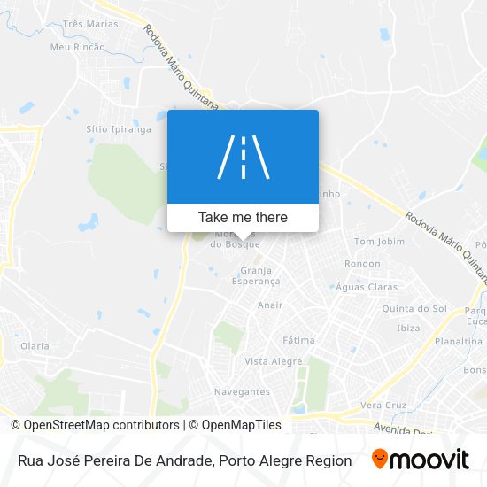 Rua José Pereira De Andrade map