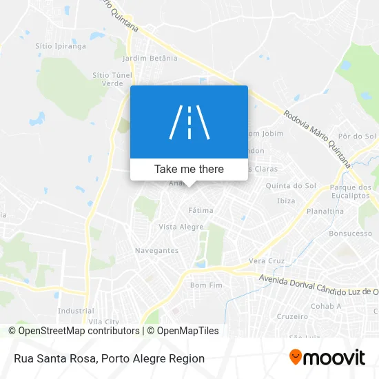 Rua Santa Rosa map