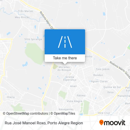 Rua José Manoel Roxo map