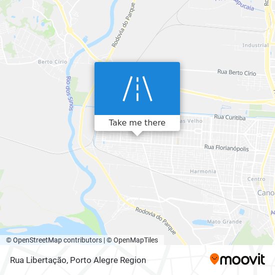 Rua Libertação map