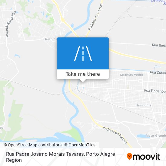 Mapa Rua Padre Josimo Morais Tavares