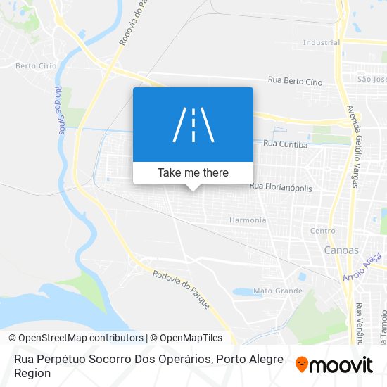 Rua Perpétuo Socorro Dos Operários map