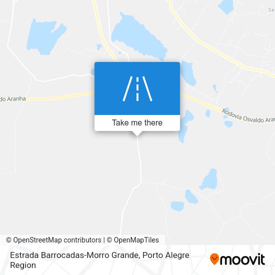 Estrada Barrocadas-Morro Grande map