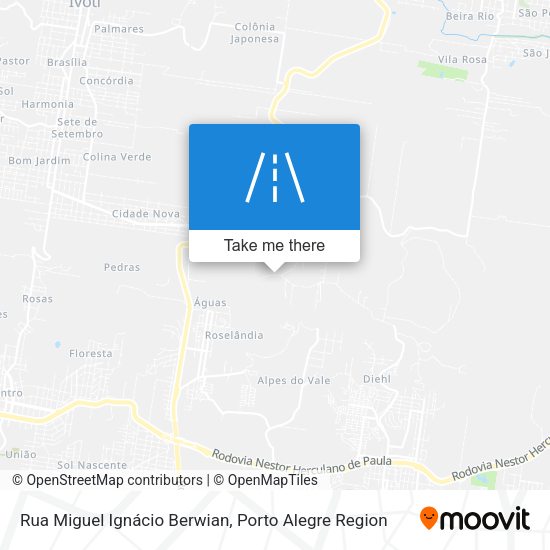 Rua Miguel Ignácio Berwian map