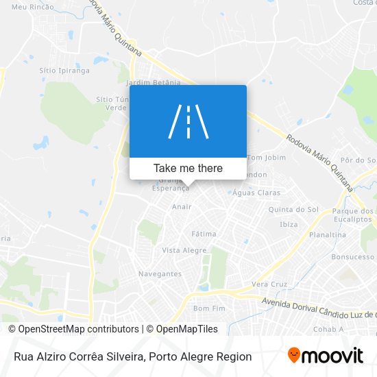 Rua Alziro Corrêa Silveira map