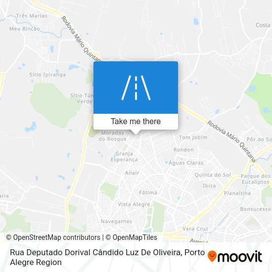 Rua Deputado Dorival Cândido Luz De Oliveira map
