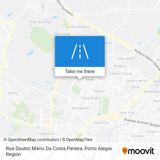 Rua Doutor Mário Da Costa Pereira map