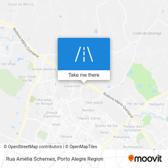 Rua Amélia Schemes map
