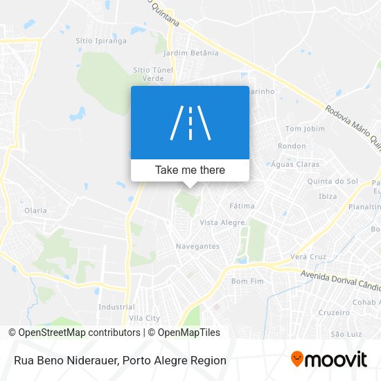Rua Beno Niderauer map