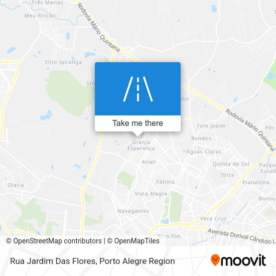 Rua Jardim Das Flores map