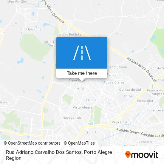 Rua Adriano Carvalho Dos Santos map