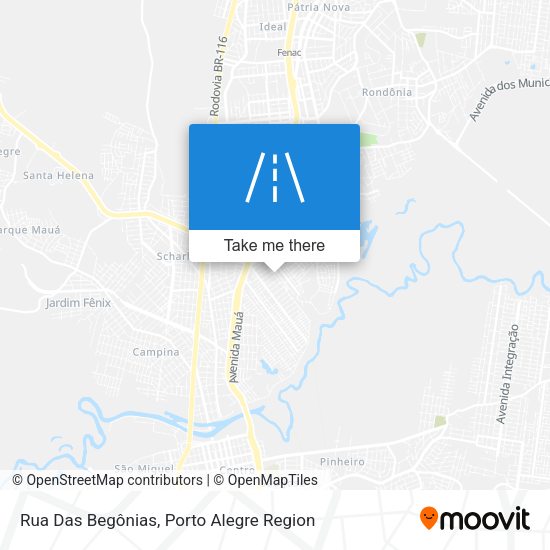 Rua Das Begônias map