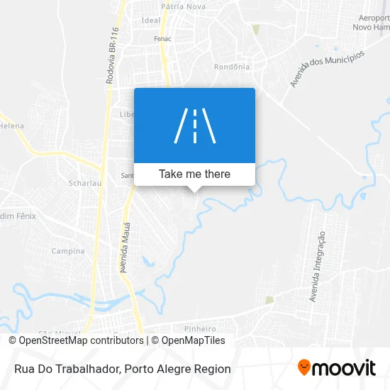 Rua Do Trabalhador map