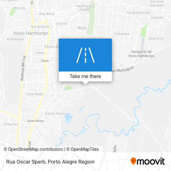 Rua Oscar Sperb map