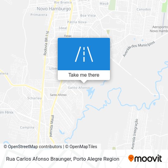 Rua Carlos Afonso Braunger map