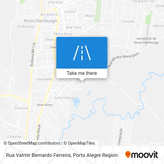 Rua Valmir Bernardo Ferreira map