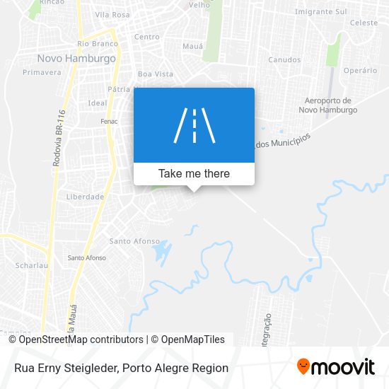 Rua Erny Steigleder map