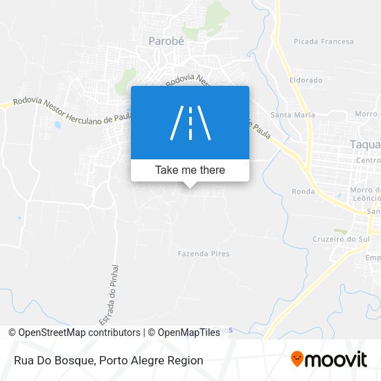 Rua Do Bosque map