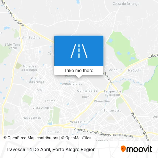 Travessa 14 De Abril map