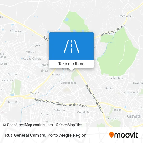 Rua General Câmara map