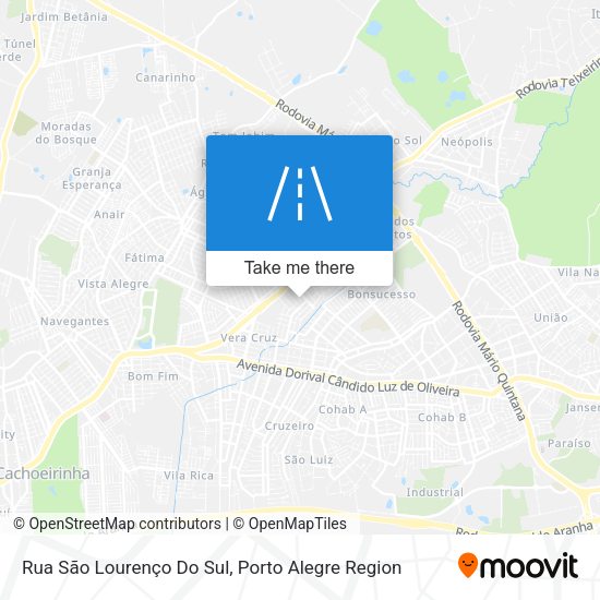Rua São Lourenço Do Sul map