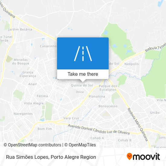 Rua Simões Lopes map