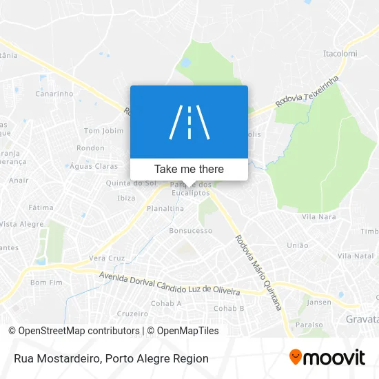 Rua Mostardeiro map