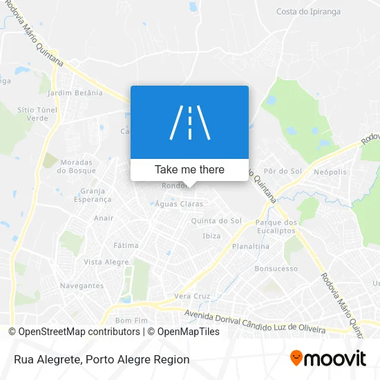 Rua Alegrete map