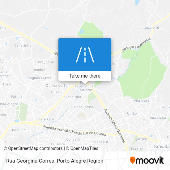 Rua Georgina Correa map
