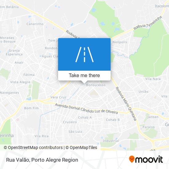 Rua Valão map