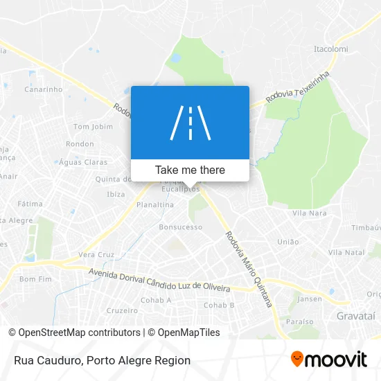 Rua Cauduro map