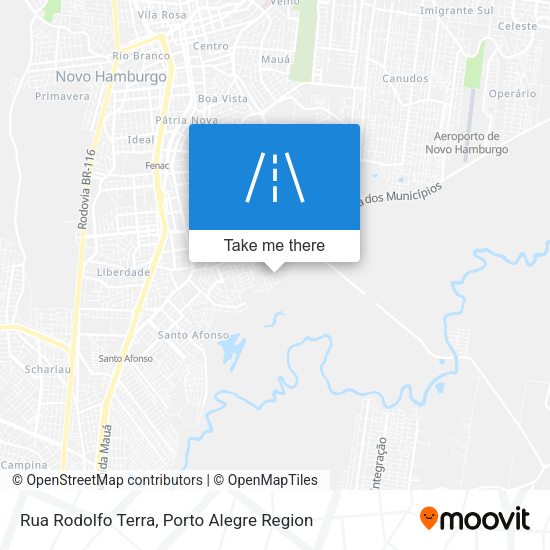 Rua Rodolfo Terra map