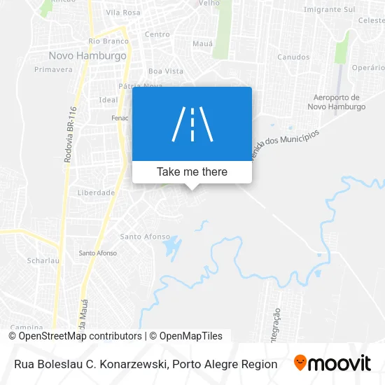 Rua Boleslau C. Konarzewski map