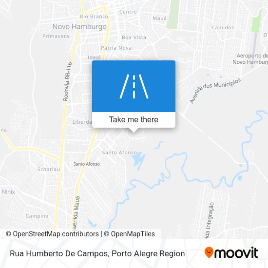 Rua Humberto De Campos map
