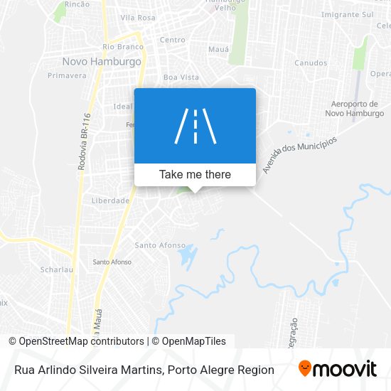 Rua Arlindo Silveira Martins map
