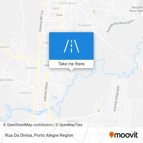 Rua Da Divisa map