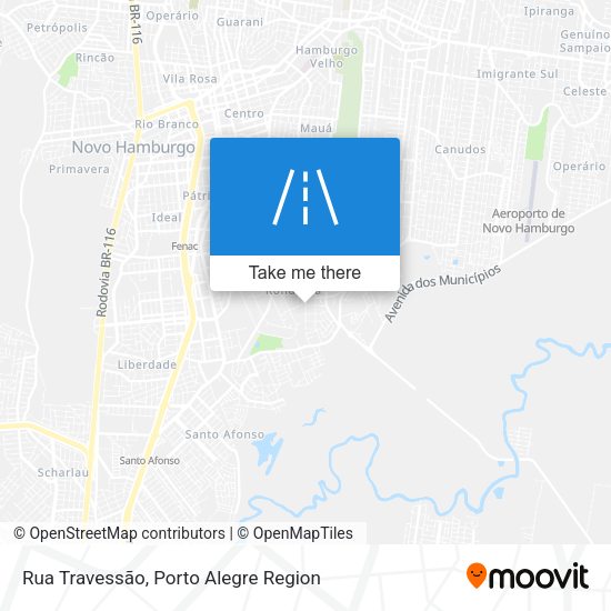 Rua Travessão map